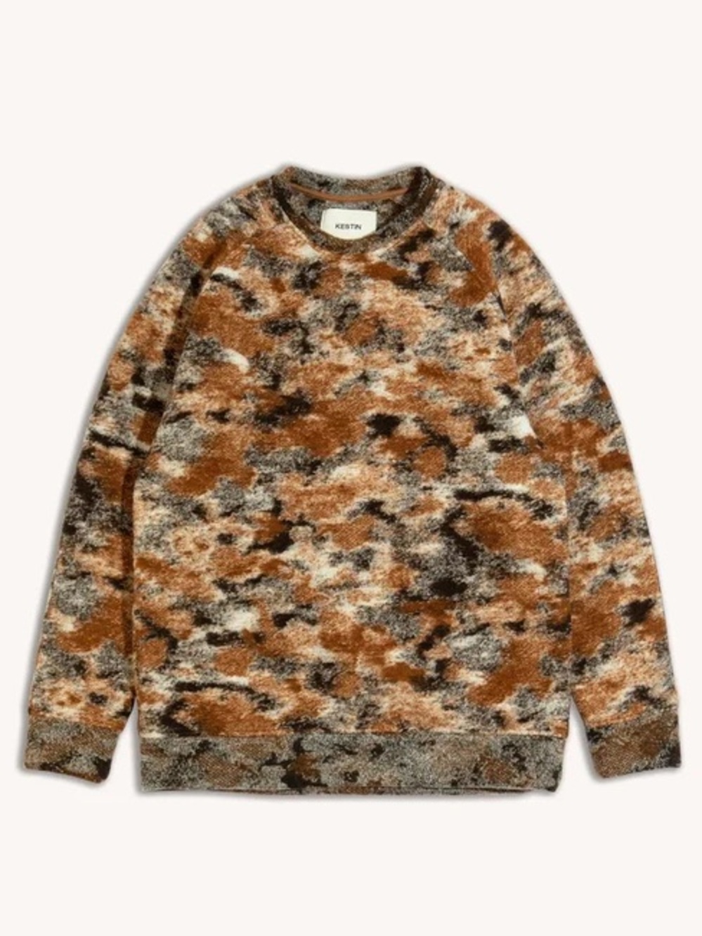 Kestin Durness Sweatshirt in Rust Camo